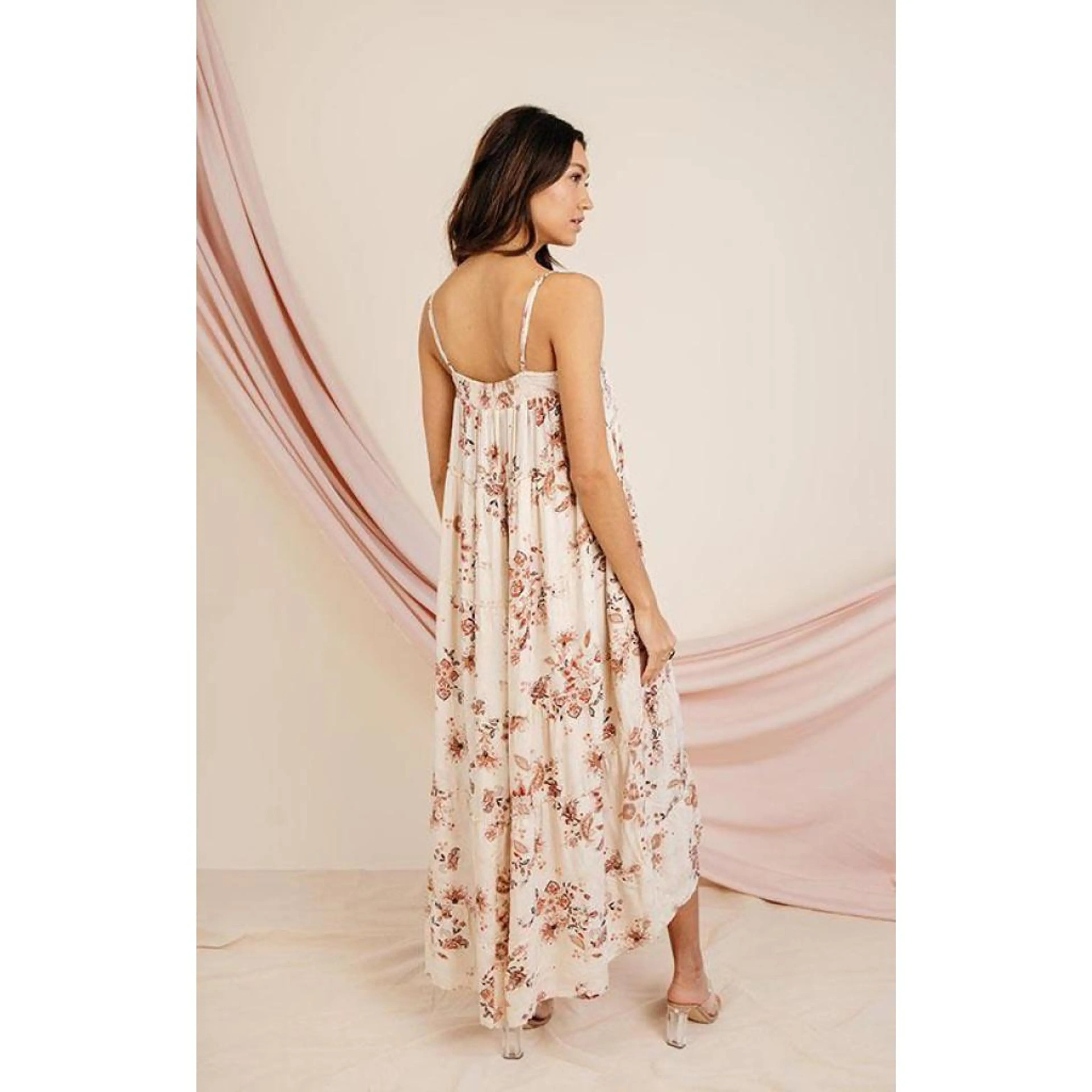 Chrissy High Low Midi Dress